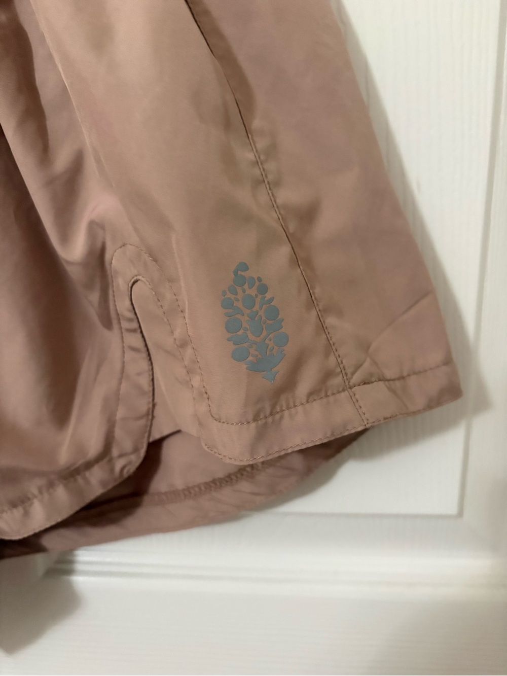 FP Movement by Free People Ribbed Waist Athletic Shorts in Dusty Mauve Worn Twic - Picture 2 of 3